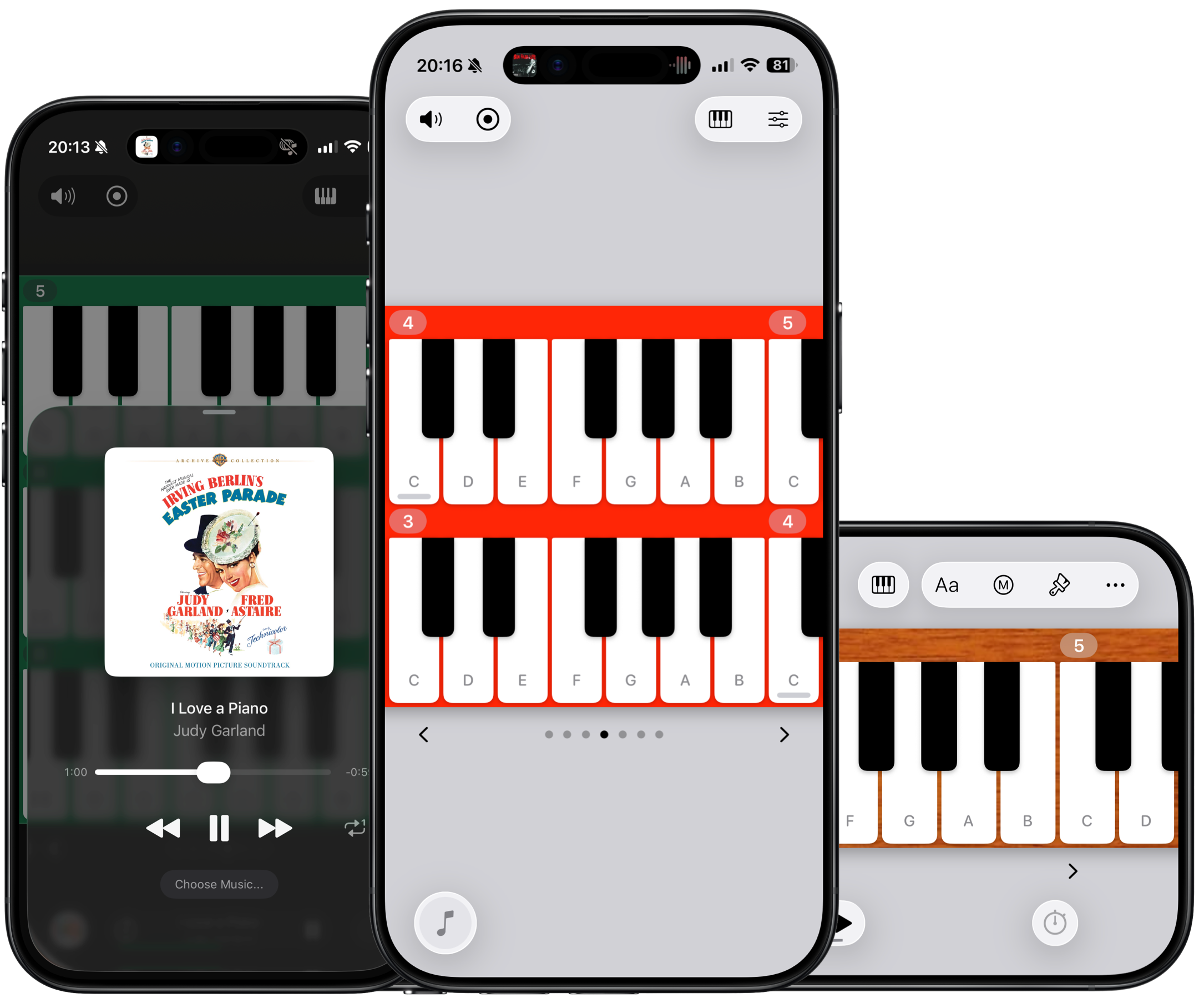 I Love A Piano on multiple devices